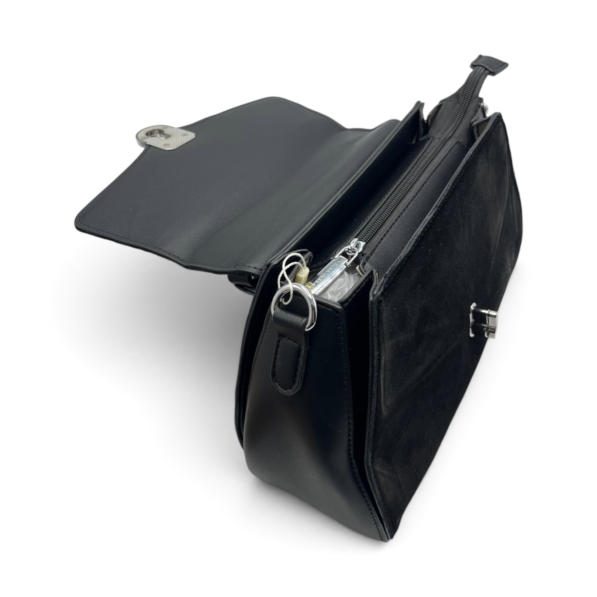 Geantă damă Velina Fabianno VF25S-552 Black, 30 × 20 × 10 cm - Thumbnail Image 7