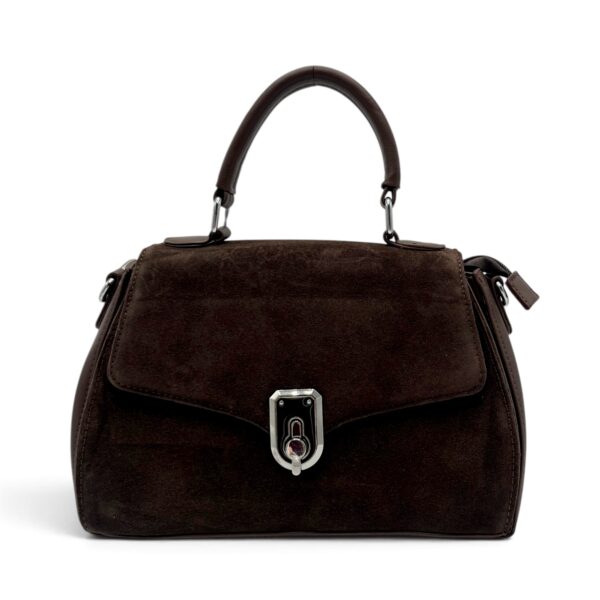Geantă damă Velina Fabianno VF25S-552 Dark Coffee, 30 × 20 × 10 cm - imagine 2