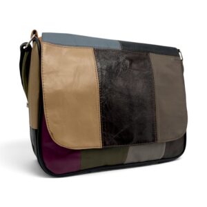 Geantă damă unicat Lucia R45-C81 – crossbody din piele naturală multicoloră