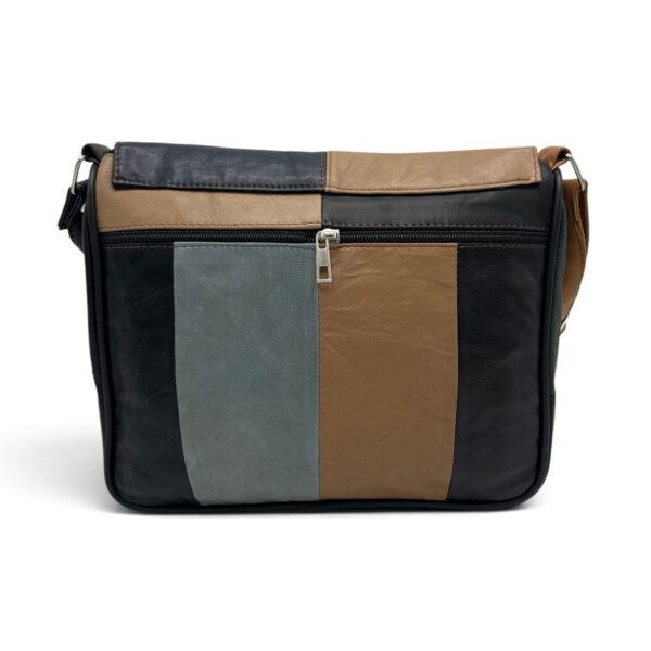 Geantă damă unicat Lucia R45-C82 – crossbody din piele naturală multicoloră