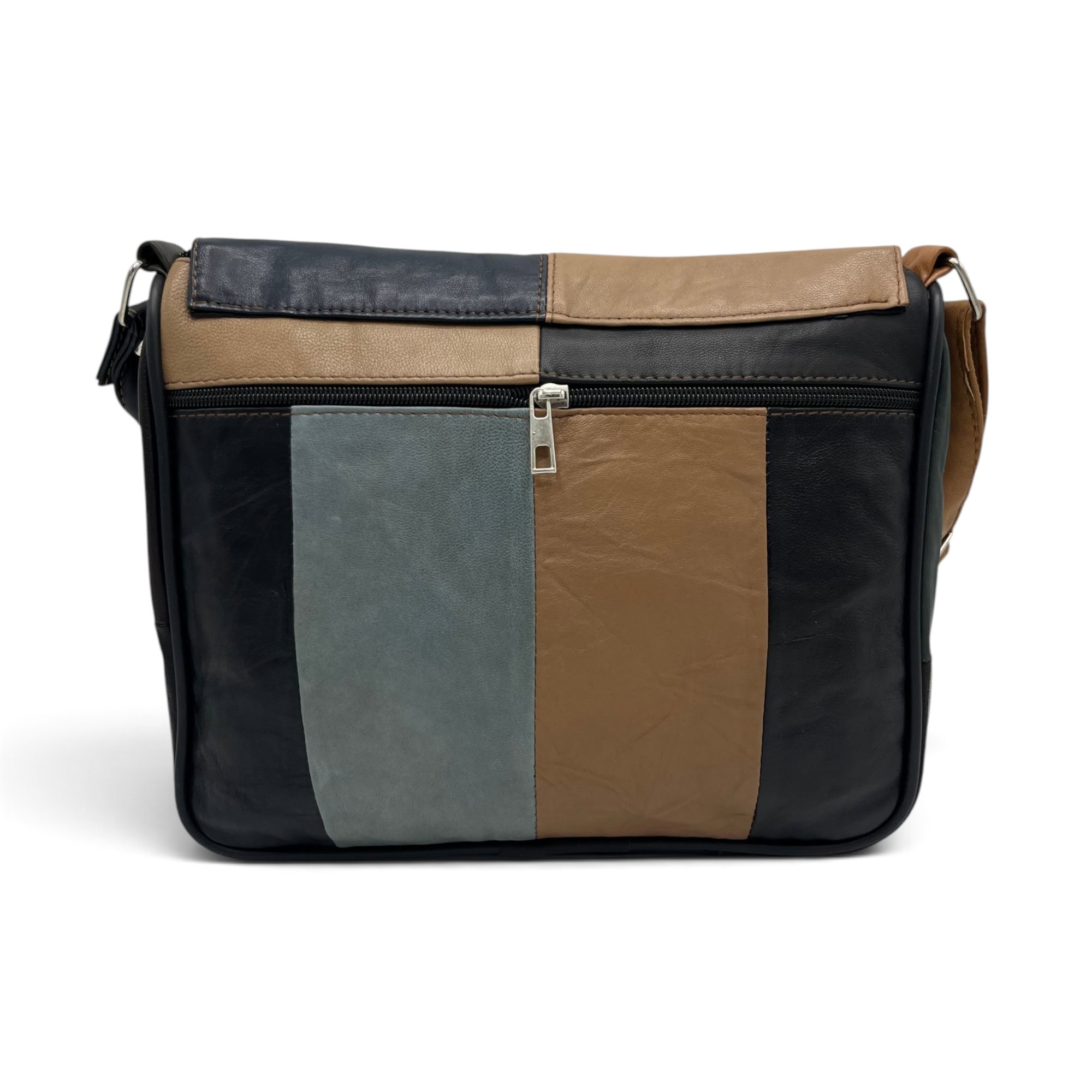 Geantă damă unicat Lucia R45-C82 – crossbody din piele naturală multicoloră