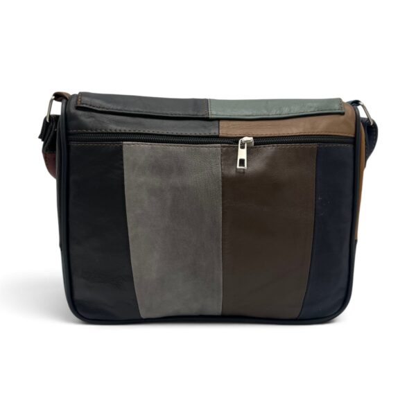 Geantă damă unicat Lucia R45-C83 – crossbody din piele naturală multicoloră