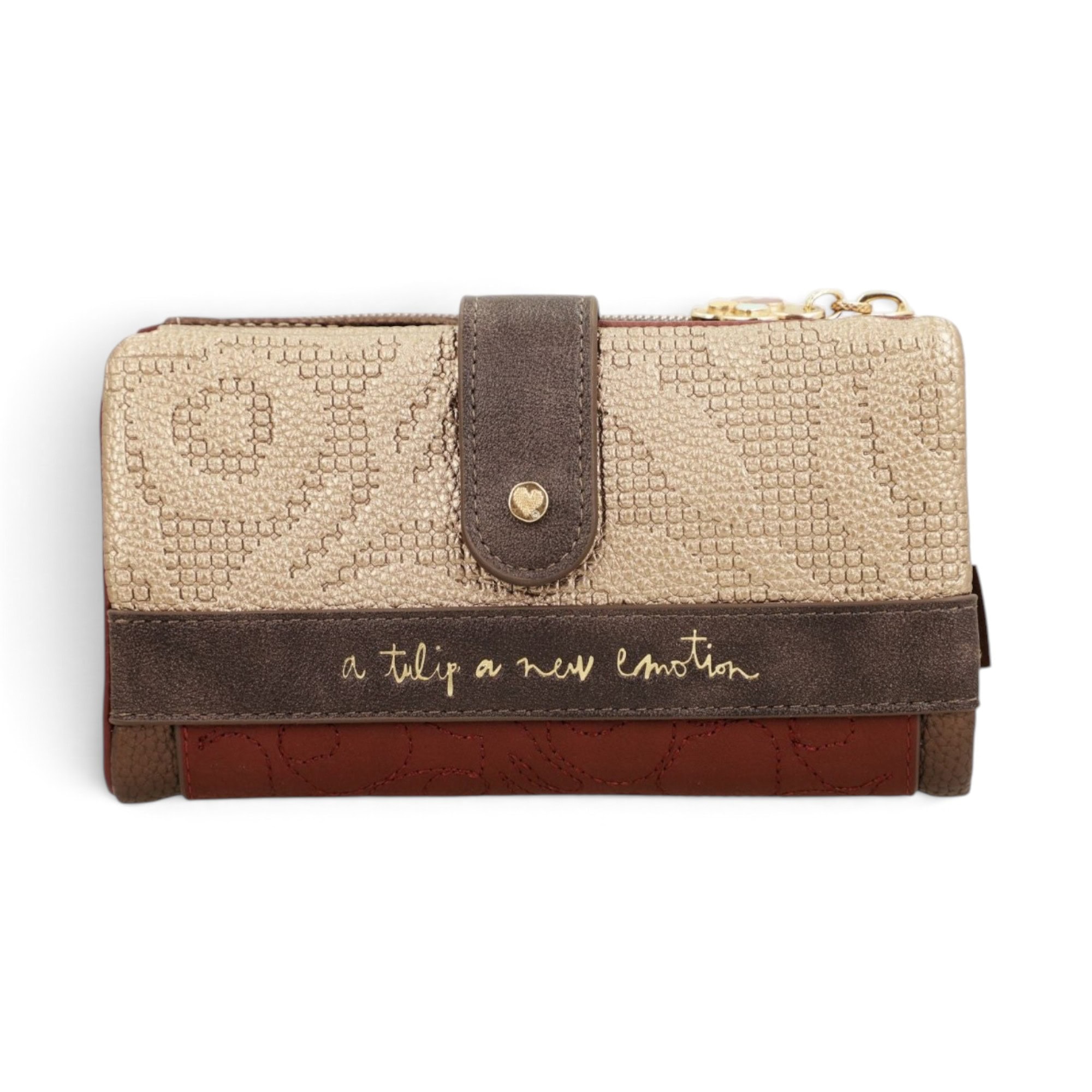 Portofel damă Anekke Blossom 43719-909 – mediu rigid RFID, 16 × 10 × 4 cm