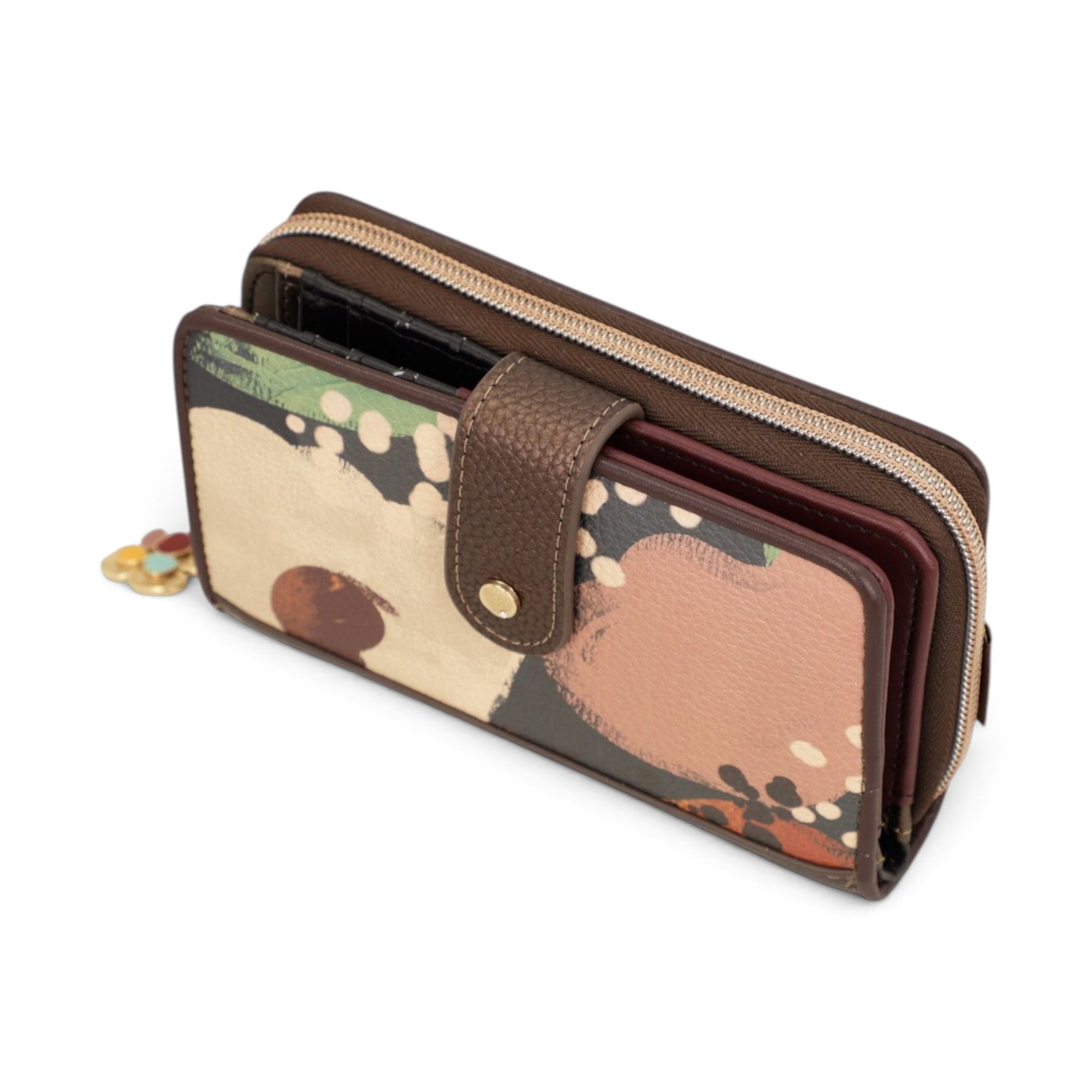 Portofel damă Anekke Blossom 43719-909 – mediu rigid RFID, 16 × 10 × 4 cm
