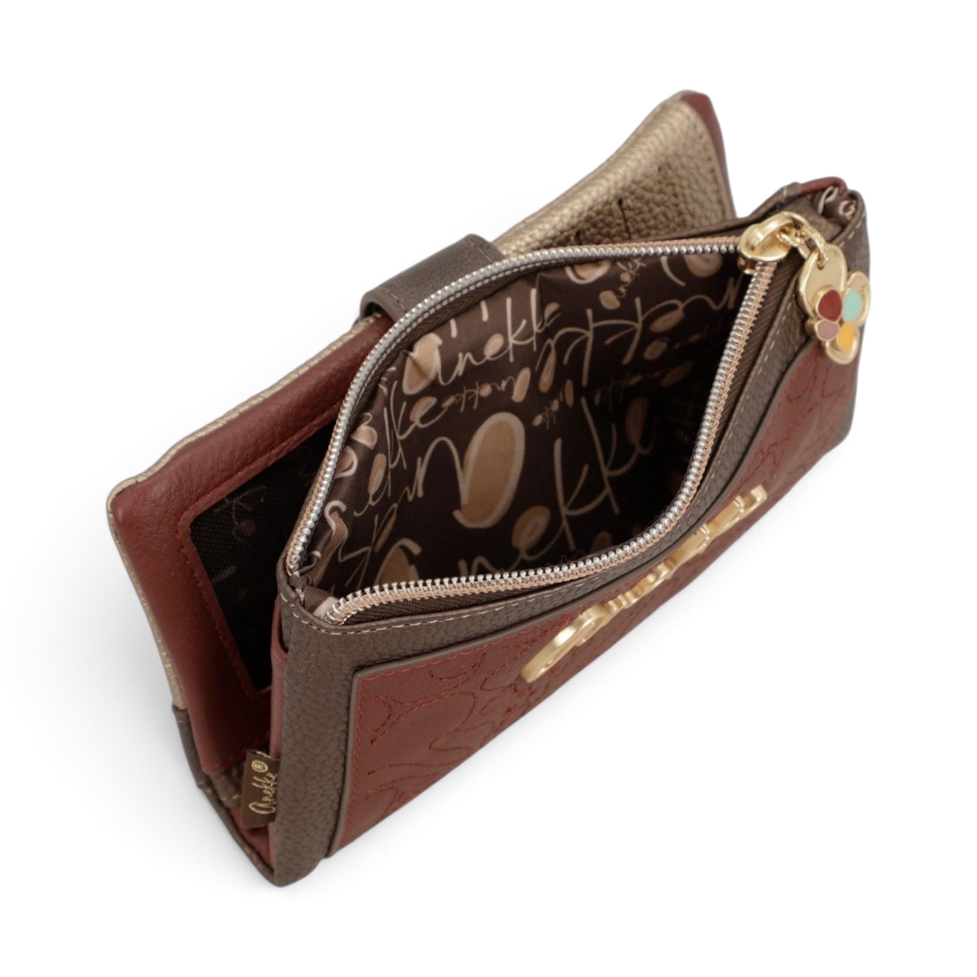 Portofel damă Anekke Blossom 43719-909 – mediu rigid RFID, 16 × 10 × 4 cm