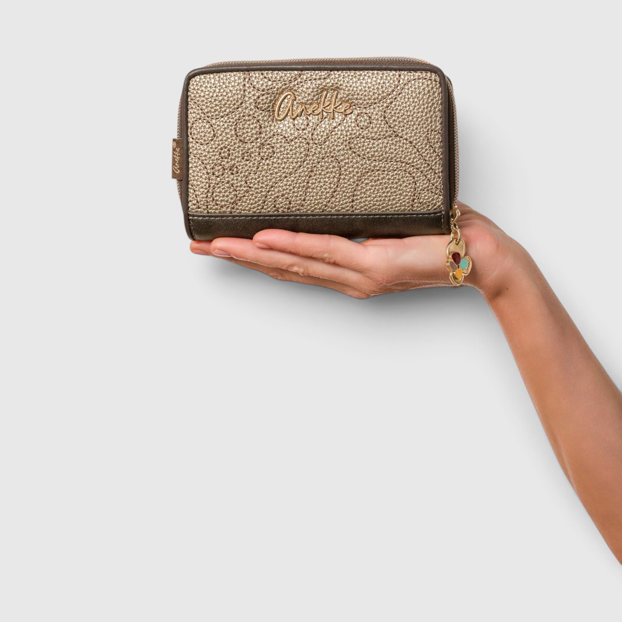 Portofel damă Anekke Blossom 43719-909 – mediu rigid RFID, 16 × 10 × 4 cm