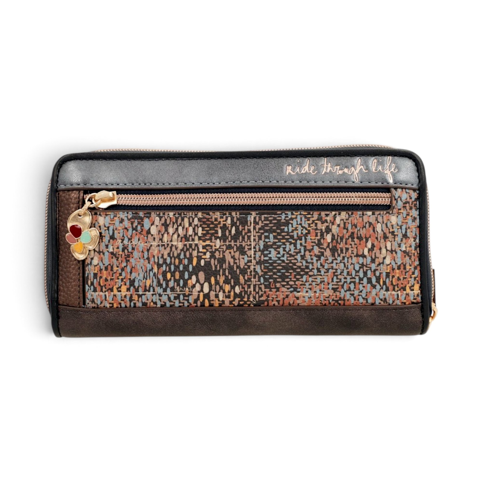 Portofel damă Anekke Tulip 43709-908 – mare RFID, 22 × 11 × 3 cm