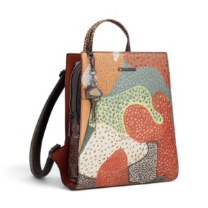 Rucsac damă Anekke Odyssey 43835-314 – pătrat, multicolor, 25 × 30 × 10 cm