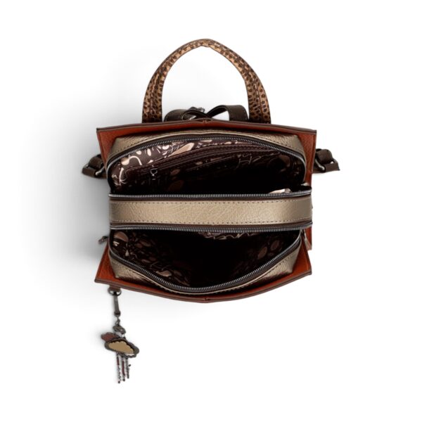 Rucsac damă Anekke Odyssey 43835-314 – pătrat, multicolor, 25 × 30 × 10 cm
