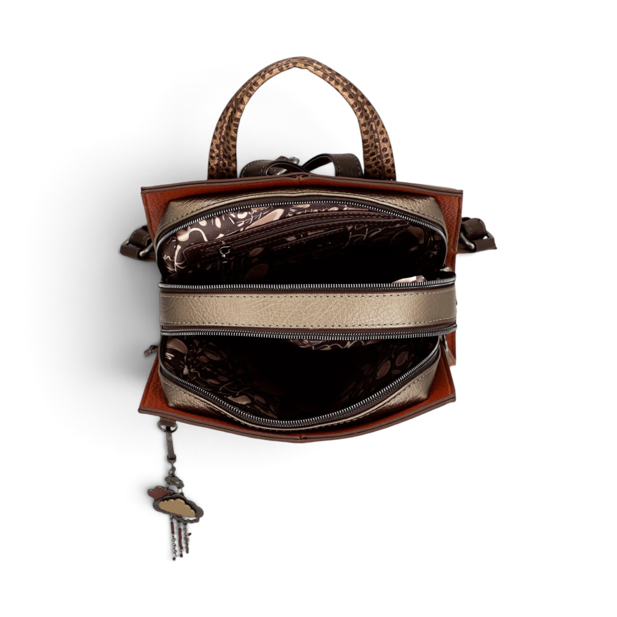 Rucsac damă Anekke Odyssey 43835-314 – pătrat, multicolor, 25 × 30 × 10 cm