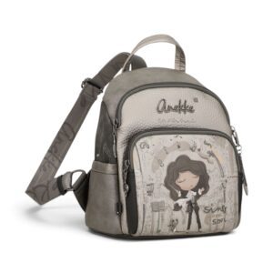 Rucsac Anekke Orchestra multicolor, antifurt, 28x34x15 cm.