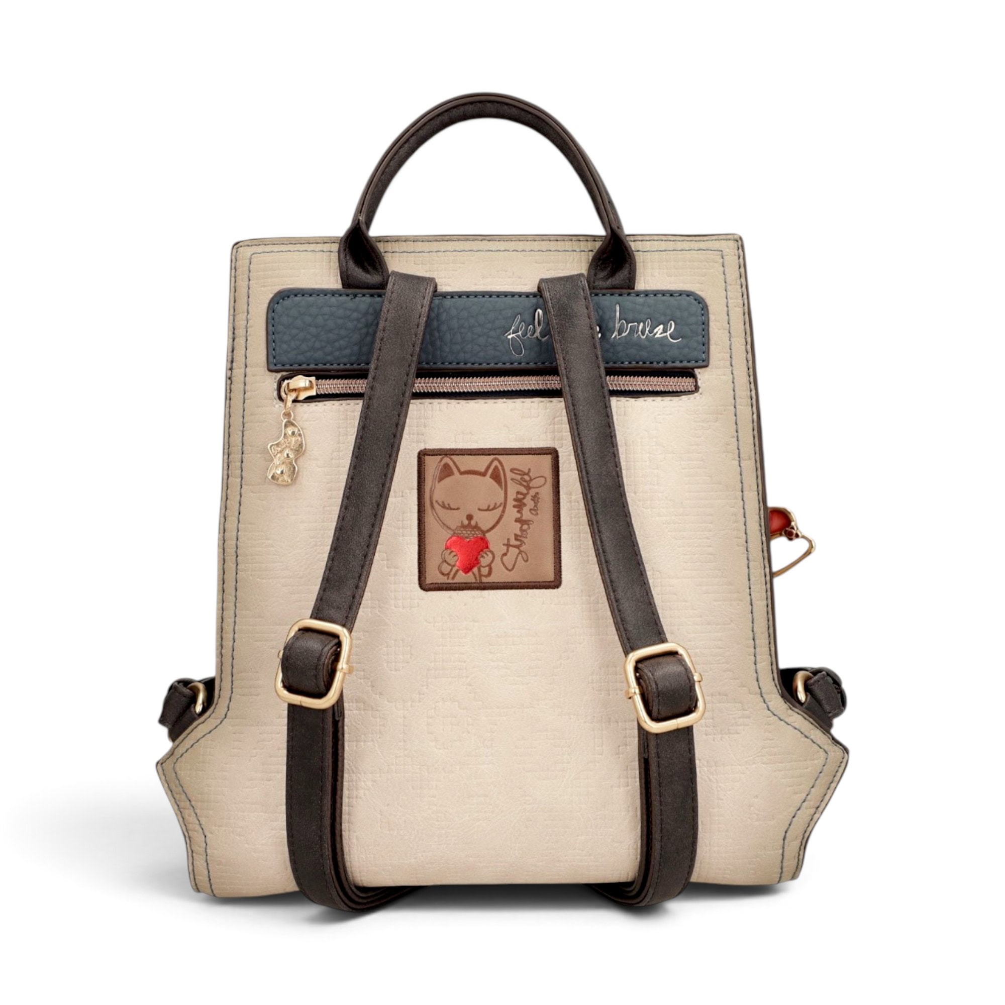 Rucsac damă Anekke Tulip 43705-273 – pătrat, 2 compartimente, 25 × 28 × 10 cm