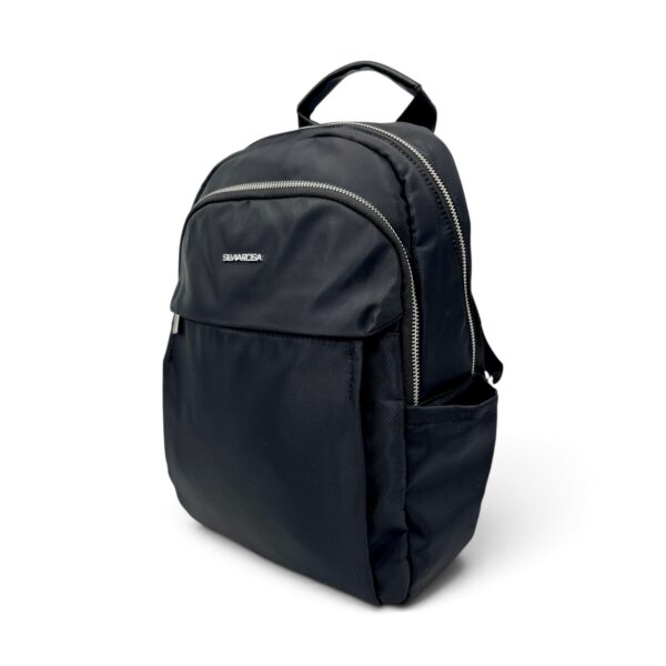 Rucsac damă Silvia ROSA SR25J-384 Black – material impermeabil, 35 × 26 × 14 cm