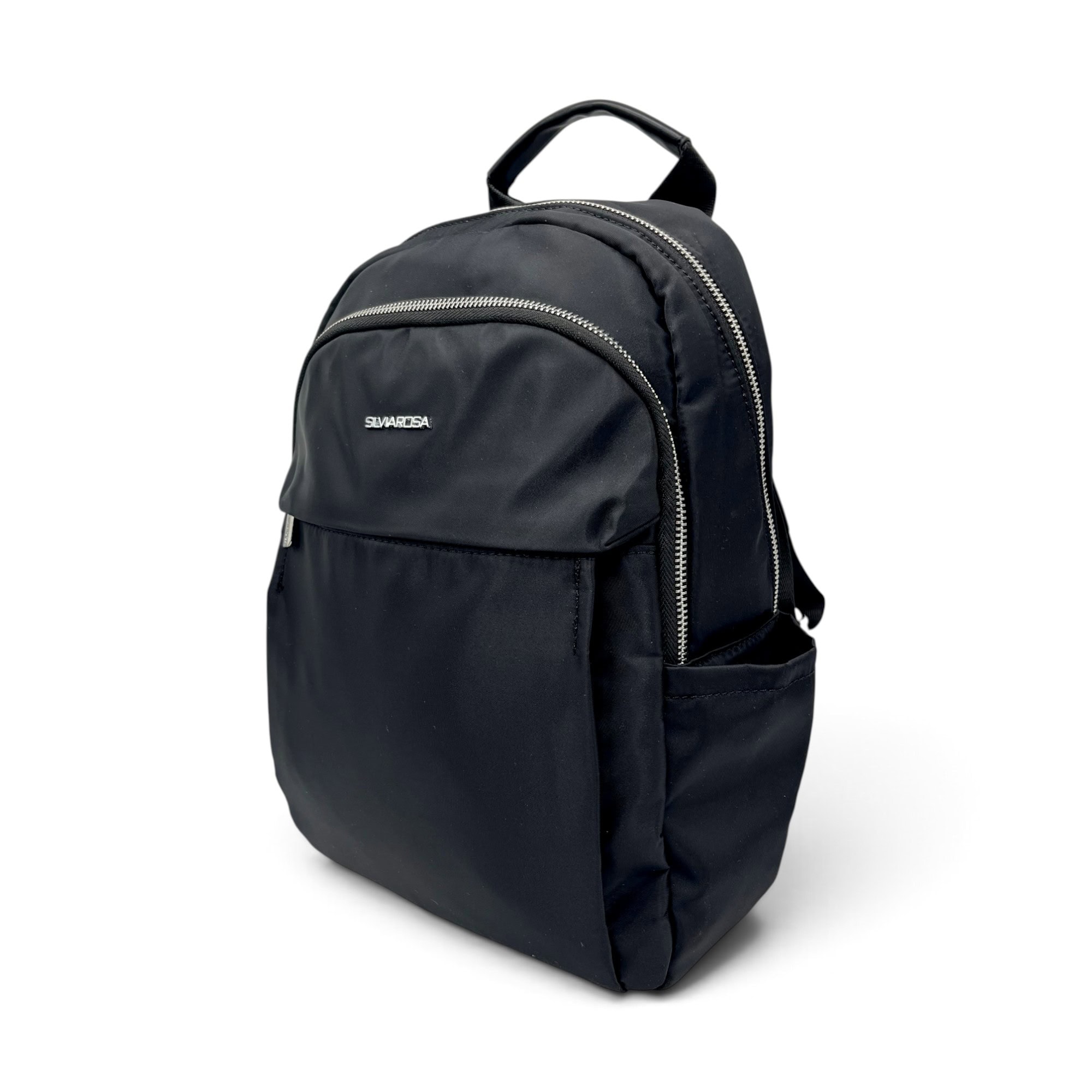 Rucsac damă Silvia ROSA SR25J-384 Black – material impermeabil, 35 × 26 × 14 cm