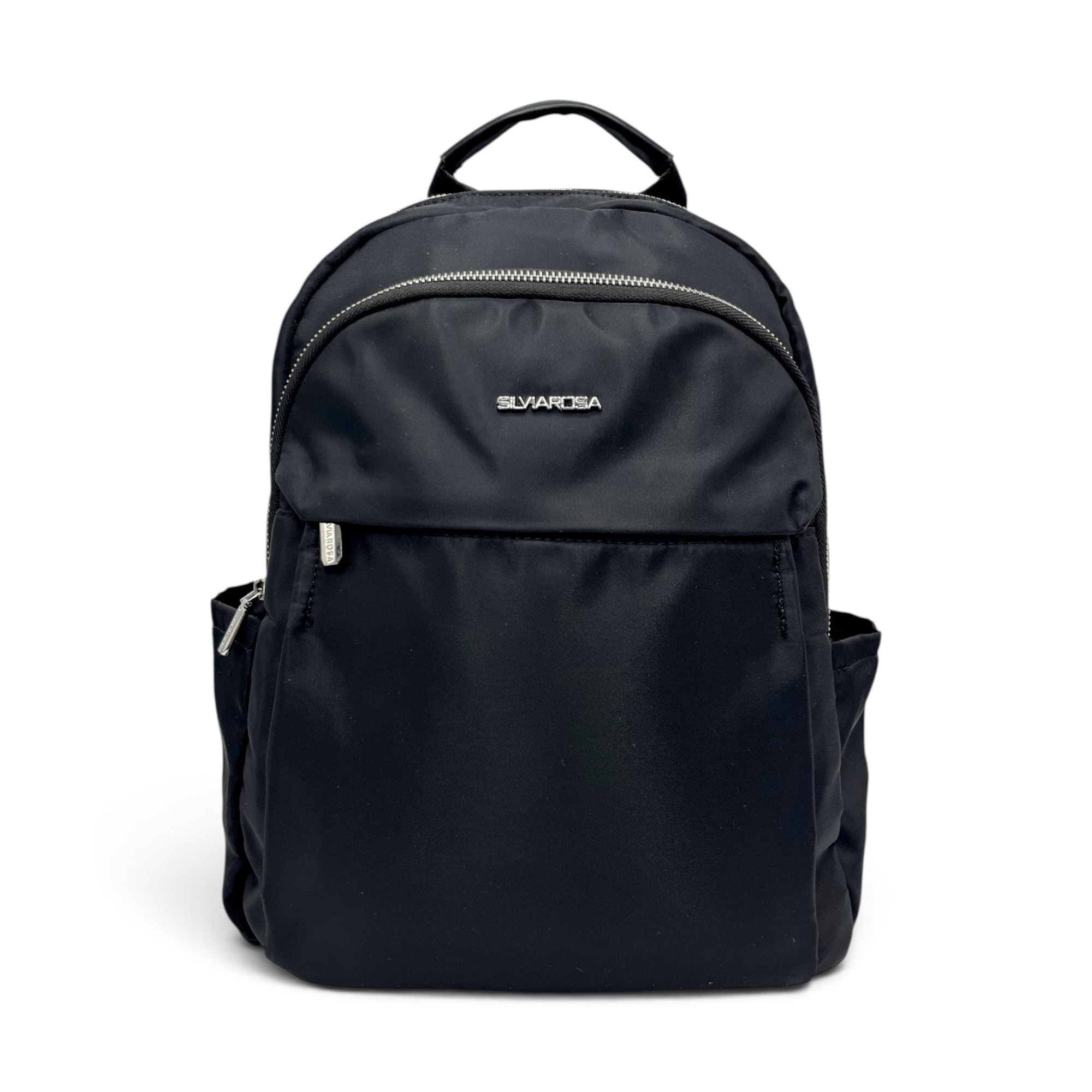 Rucsac damă Silvia ROSA SR25J-384 Black – material impermeabil, 35 × 26 × 14 cm