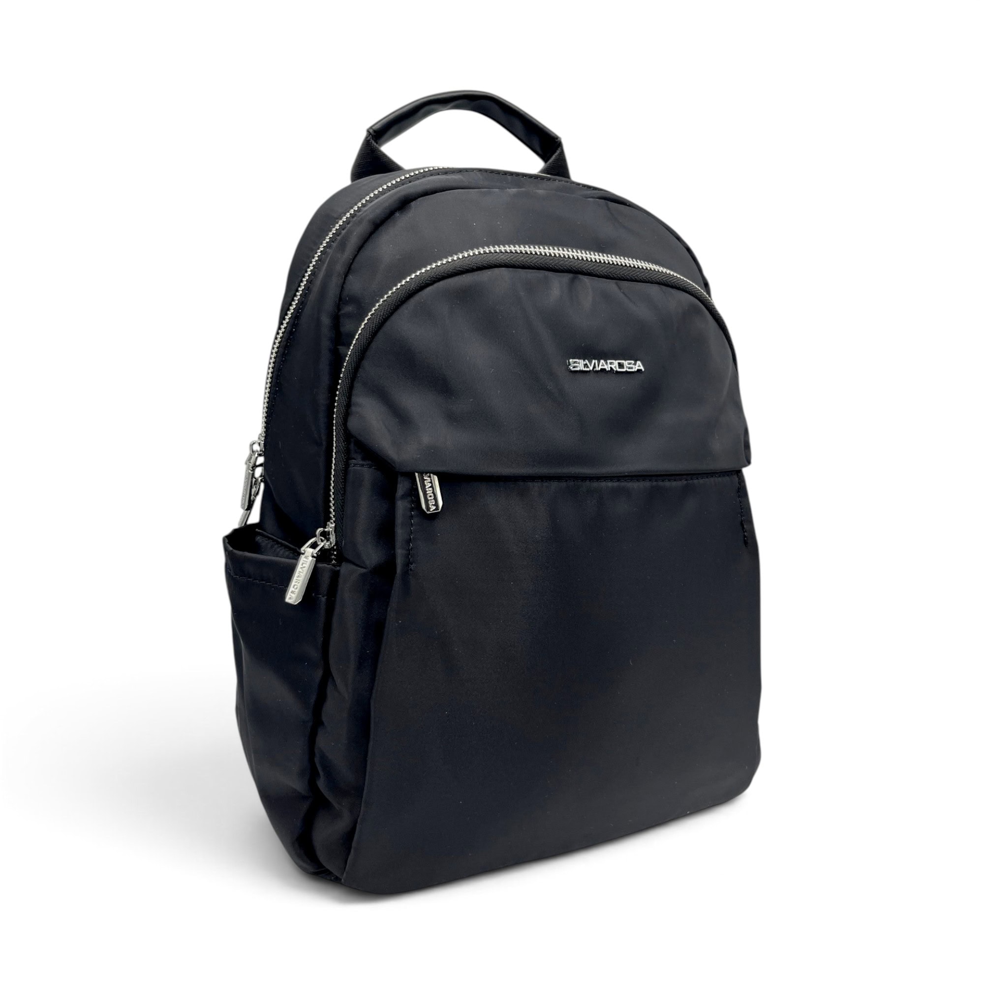 Rucsac damă Silvia ROSA SR25J-384 Black – material impermeabil, 35 × 26 × 14 cm