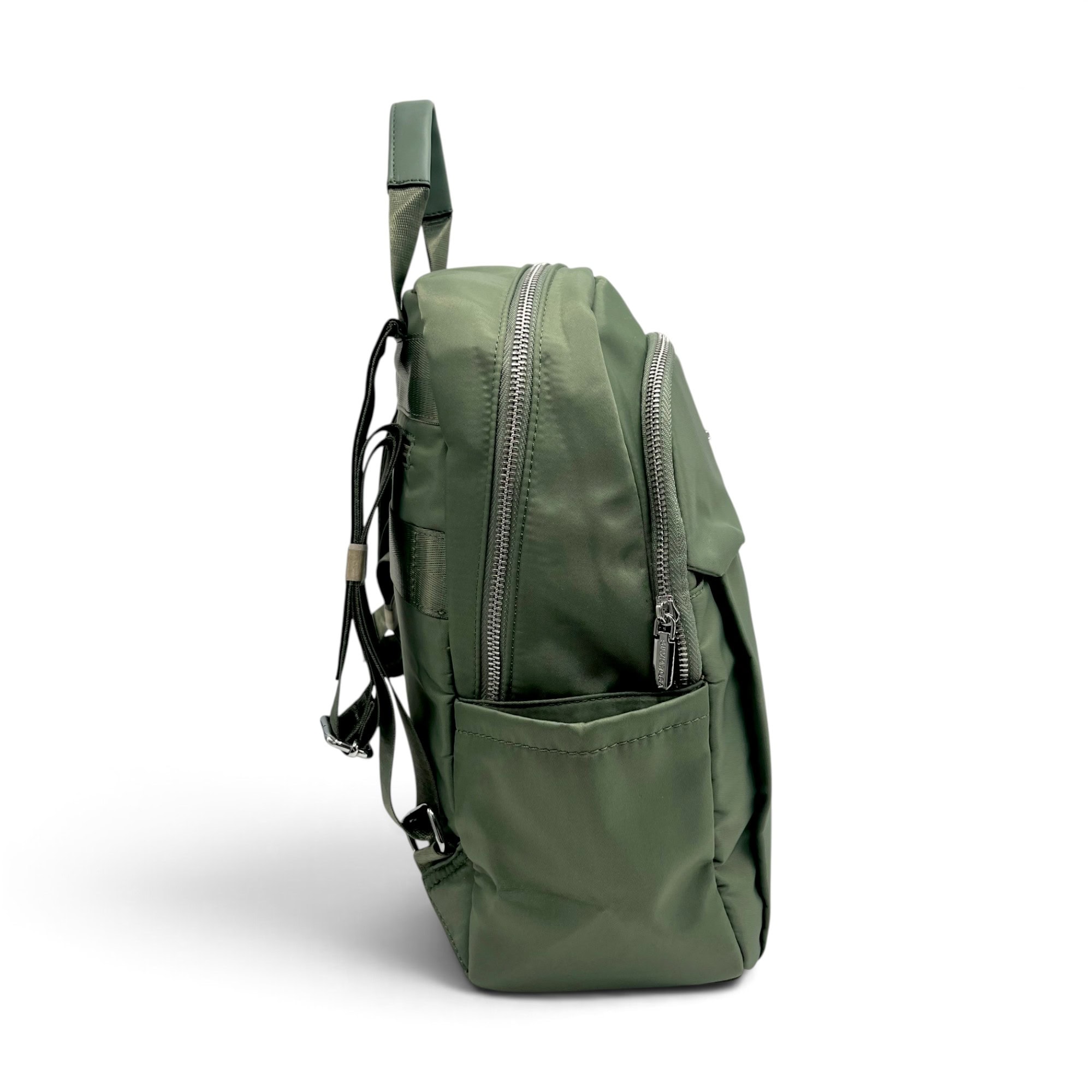 Rucsac damă Silvia ROSA SR25J-384 Olive – material impermeabil, 35 × 26 × 14 cm