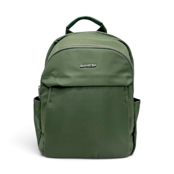 Rucsac damă Silvia ROSA SR25J-384 Olive – material impermeabil, 35 × 26 × 14 cm