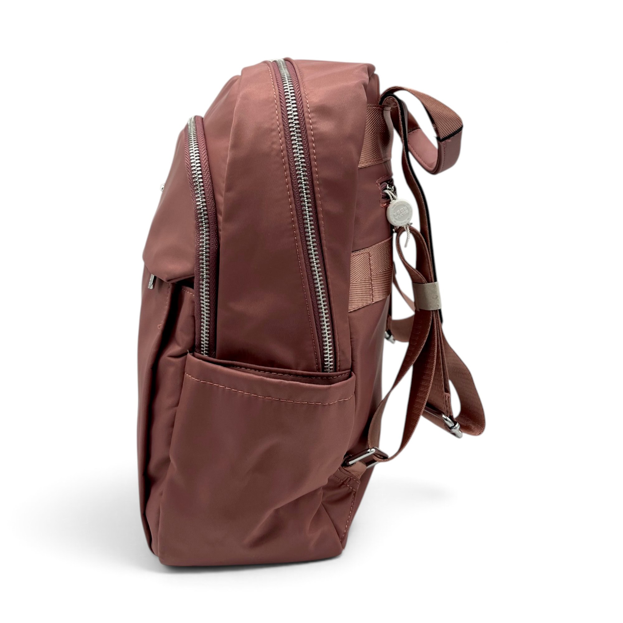 Rucsac damă Silvia ROSA SR25J-384 Rose – compartimentat, material impermeabil, 35 × 26 × 14 cm