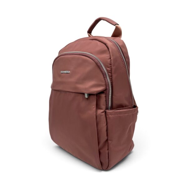 Rucsac damă Silvia ROSA SR25J-384 Rose – compartimentat, material impermeabil, 35 × 26 × 14 cm