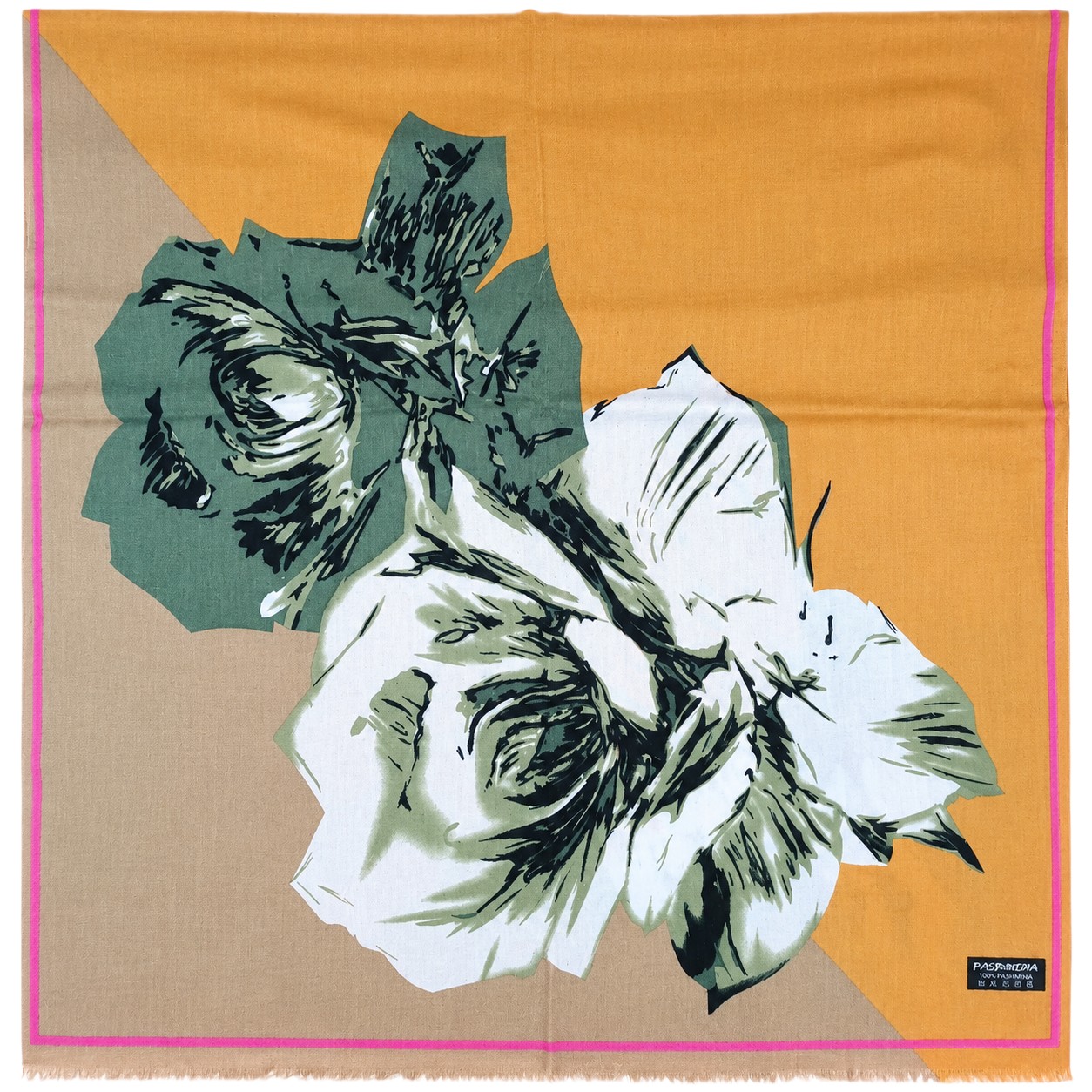 Eșarfă Damă Mirelle MR16I-1, Pashmina, 180×68 cm – Elegantă și Versatilă - imagine 2