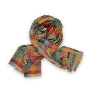Eșarfă Heritage Luxe DB30-5- din cașmir multicolor