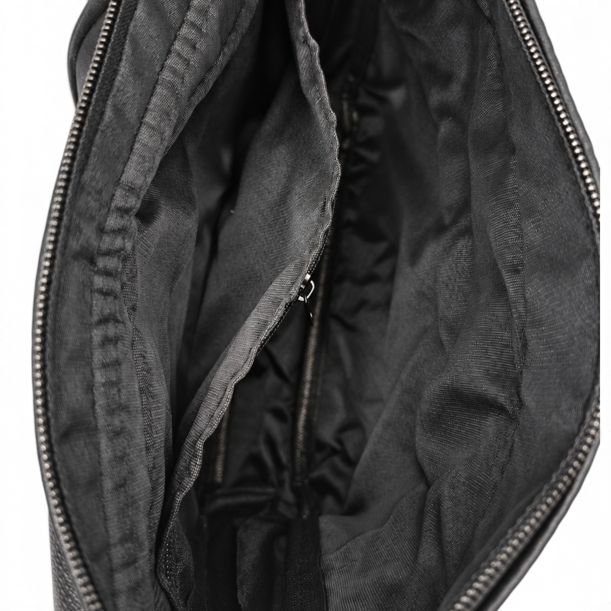 Geantă Damă Lucia R45-LargeN1, Piele Naturală, Crossbody cu Curea Detașabilă, Negru - imagine 7