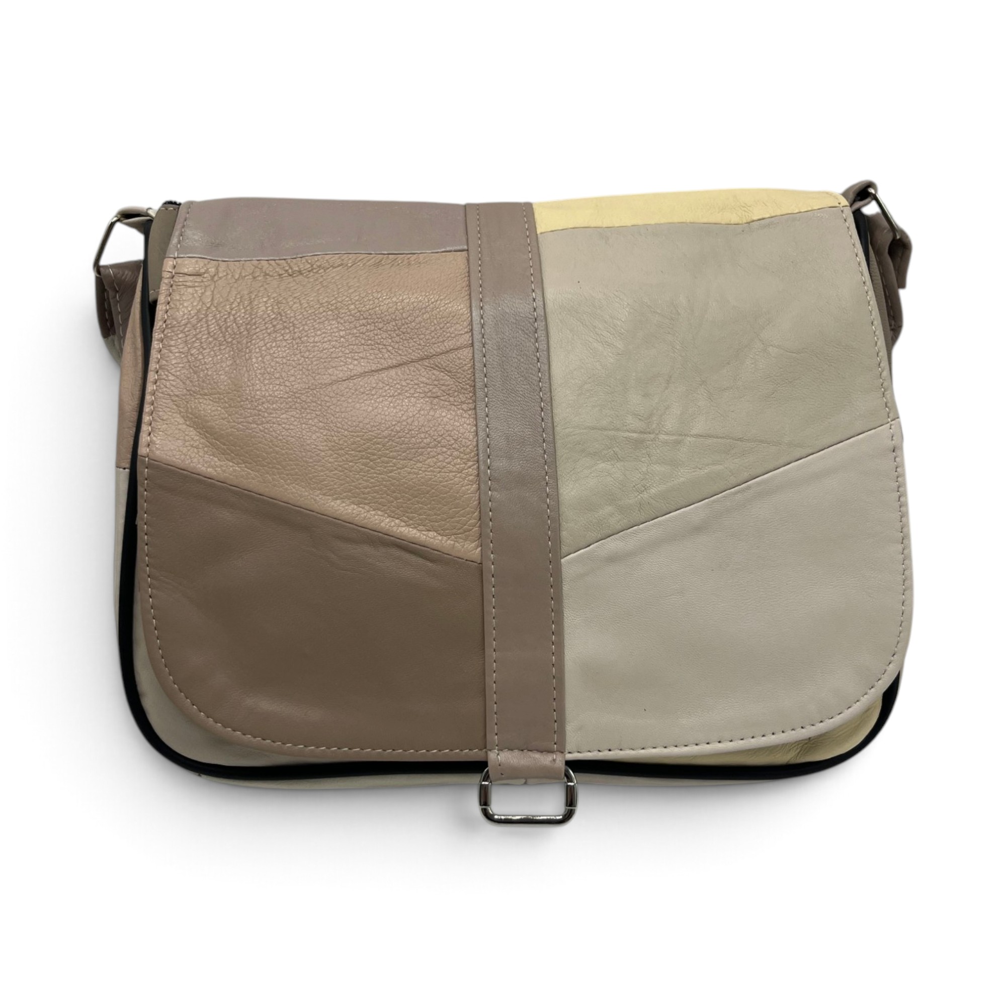 Geantă Damă Unicat Lucia R45-515, Piele Naturală, Multicolor – Design Patchwork Elegant, Crossbody Geantă Damă Unicat Lucia R45-515, Piele Naturală, Multicolor – Design Patchwork Elegant, Crossbody - imagine 2