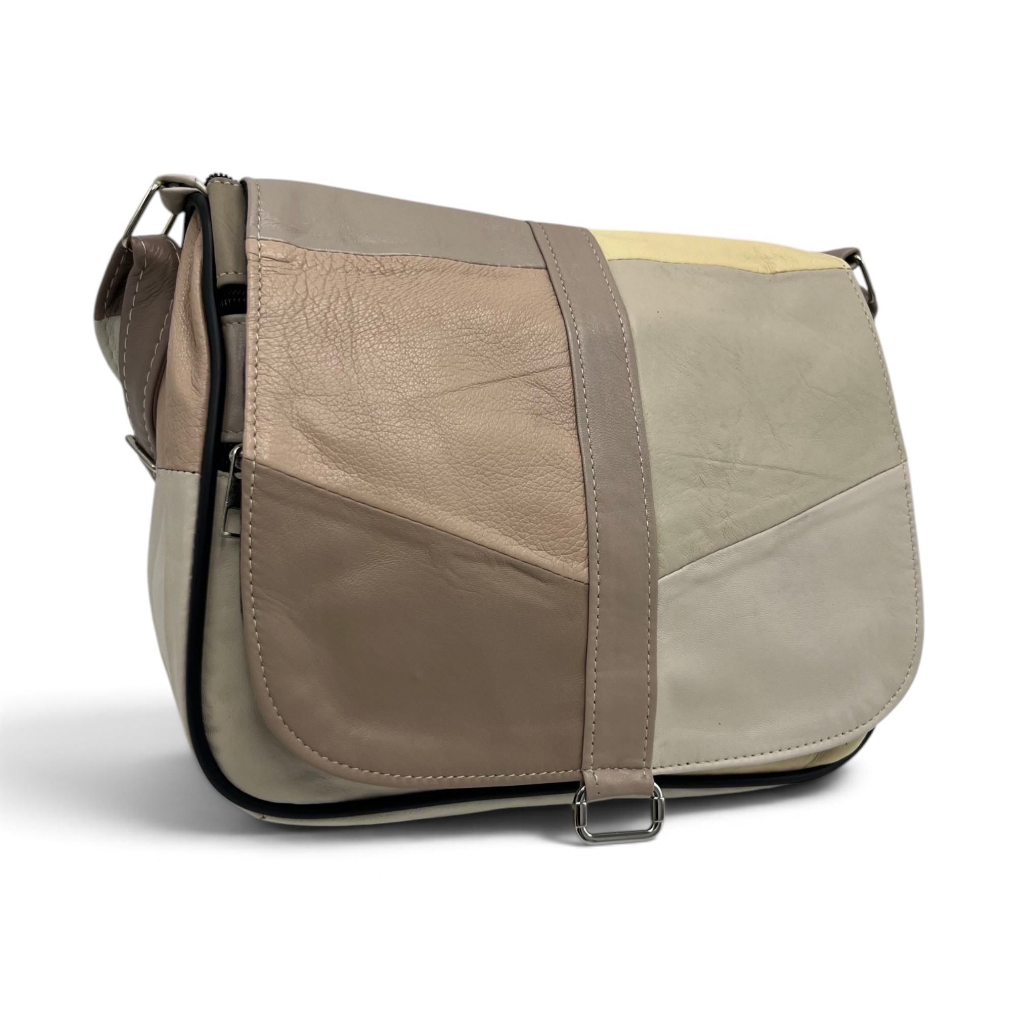 Geantă Damă Unicat Lucia R45-515, Piele Naturală, Multicolor – Design Patchwork Elegant, Crossbody Geantă Damă Unicat Lucia R45-515, Piele Naturală, Multicolor – Design Patchwork Elegant, Crossbody - imagine 1