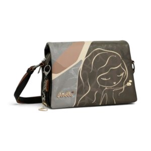 Geantă damă Anekke Dreamverse Heartbeat 39783-469 – crossbody cu clapă, multicolor, 24 × 18 × 8 cm