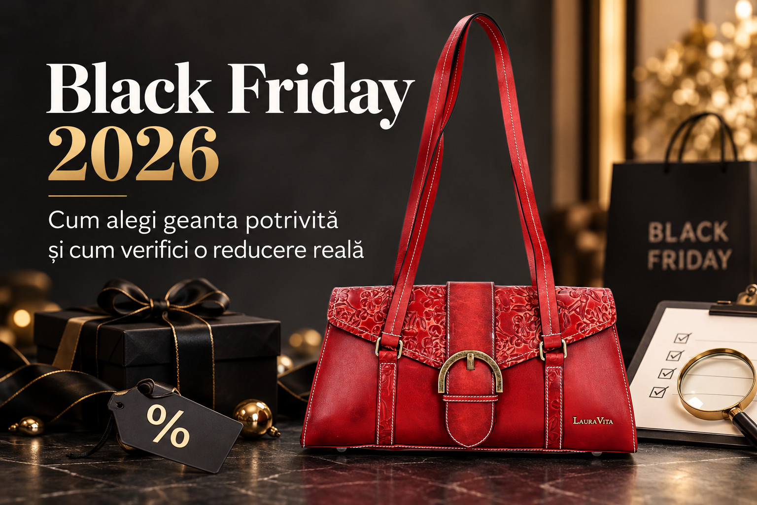Black Friday 2026: cum alegi geanta potrivită și cum verifici o reducere reală