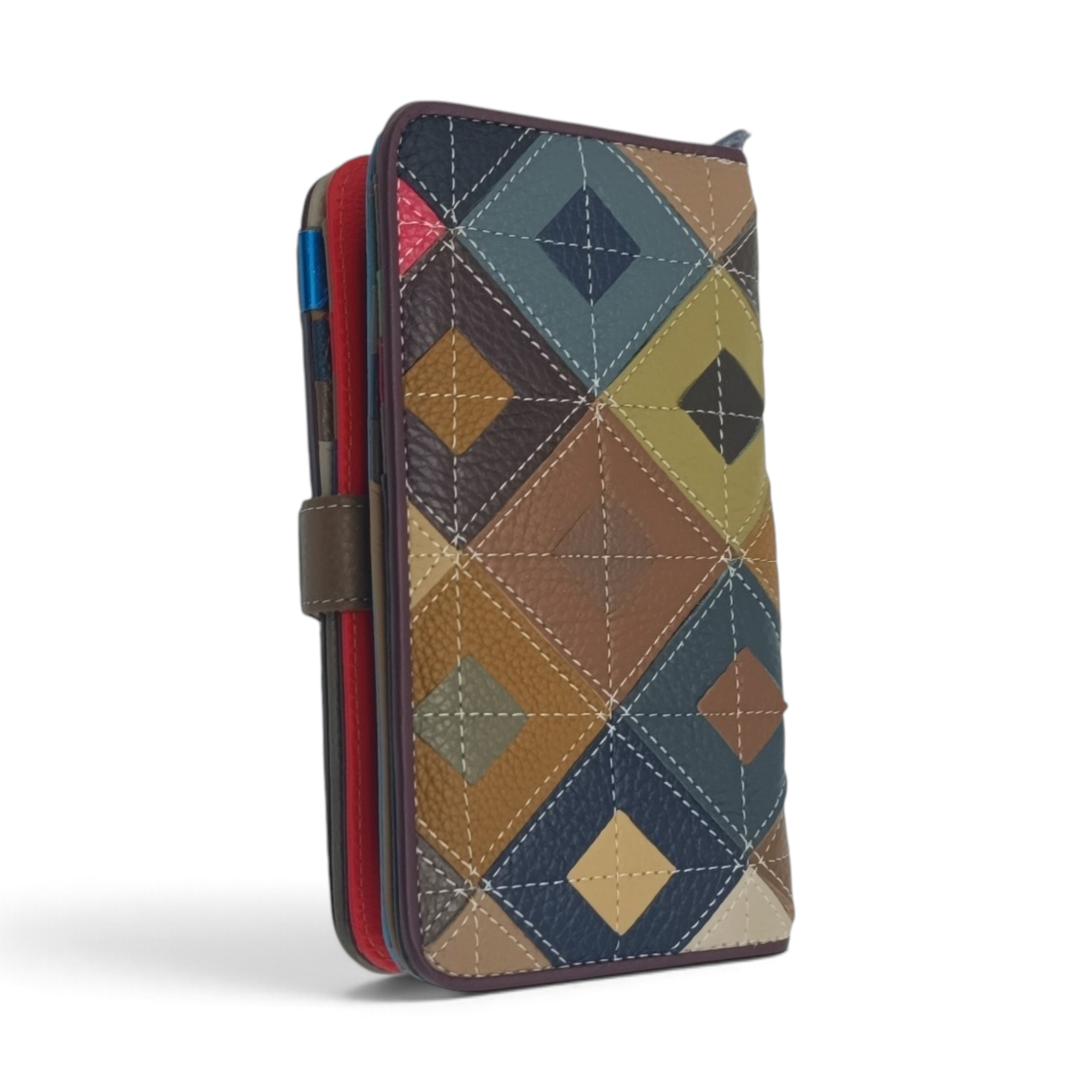 Portofel Damă din Piele Naturală Ivy 17303 Multicolor - imagine 4
