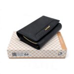 Portofel damă Laura Biagiotti LB-7776-30 Black – Piele naturală, protecție RFID, negru
