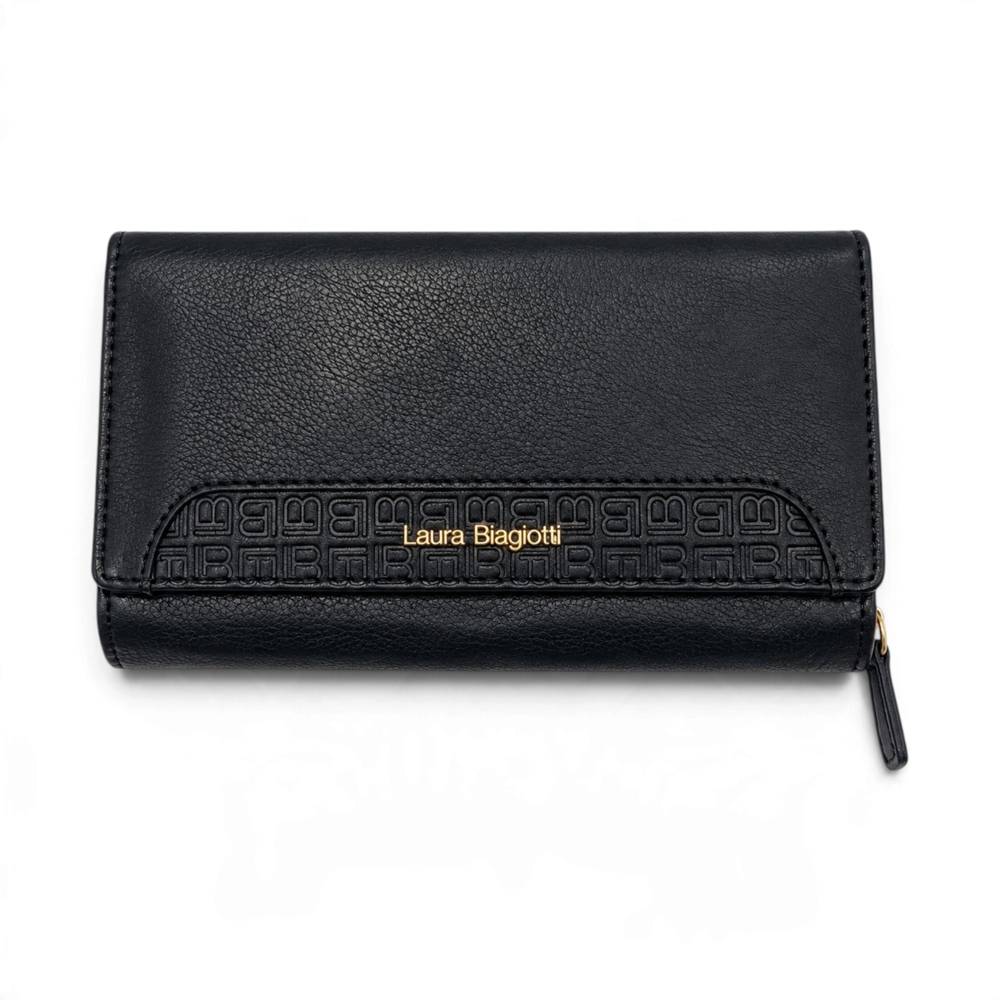 Portofel damă Laura Biagiotti LB-7776-30 Black – Piele naturală, protecție RFID, negru Portofel damă Laura Biagiotti LB-7776-30 Black – Piele naturală, protecție RFID, negru - imagine 2
