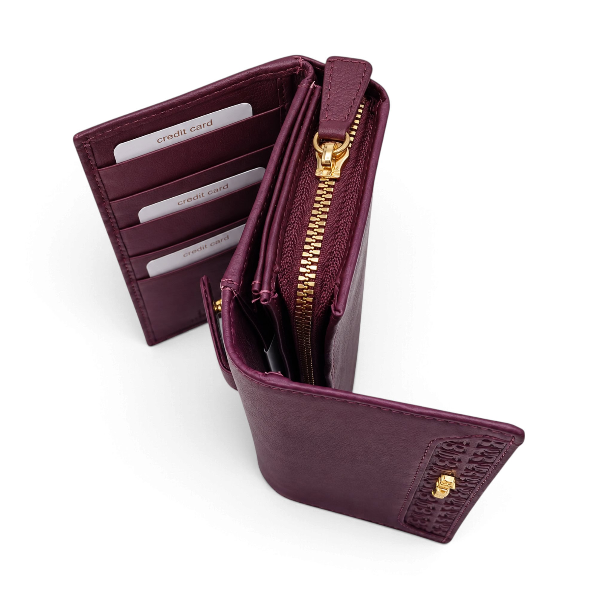 Portofel damă Laura Biagiotti LB-7776-30 Bordeaux, piele naturală, protecție RFID, 17,5 × 12 × 3 cm Portofel damă Laura Biagiotti LB-7776-30 Bordeaux, piele naturală, protecție RFID, 17,5 × 12 × 3 cm - imagine 6