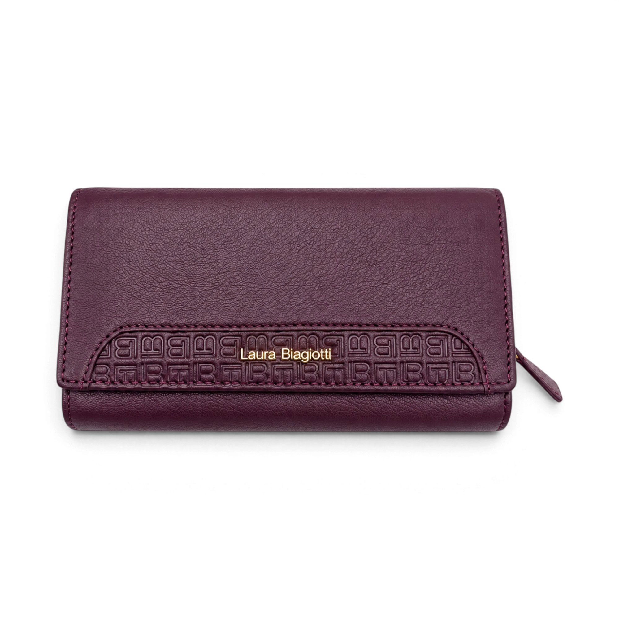 Portofel damă Laura Biagiotti LB-7776-30 Bordeaux, piele naturală, protecție RFID, 17,5 × 12 × 3 cm Portofel damă Laura Biagiotti LB-7776-30 Bordeaux, piele naturală, protecție RFID, 17,5 × 12 × 3 cm - imagine 2