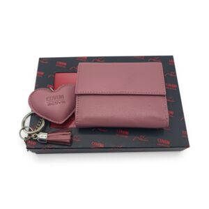 Set Portofel cu Breloc Coveri Active C-1022 Antik Pink – Eleganță și rafinament în fiecare detaliu