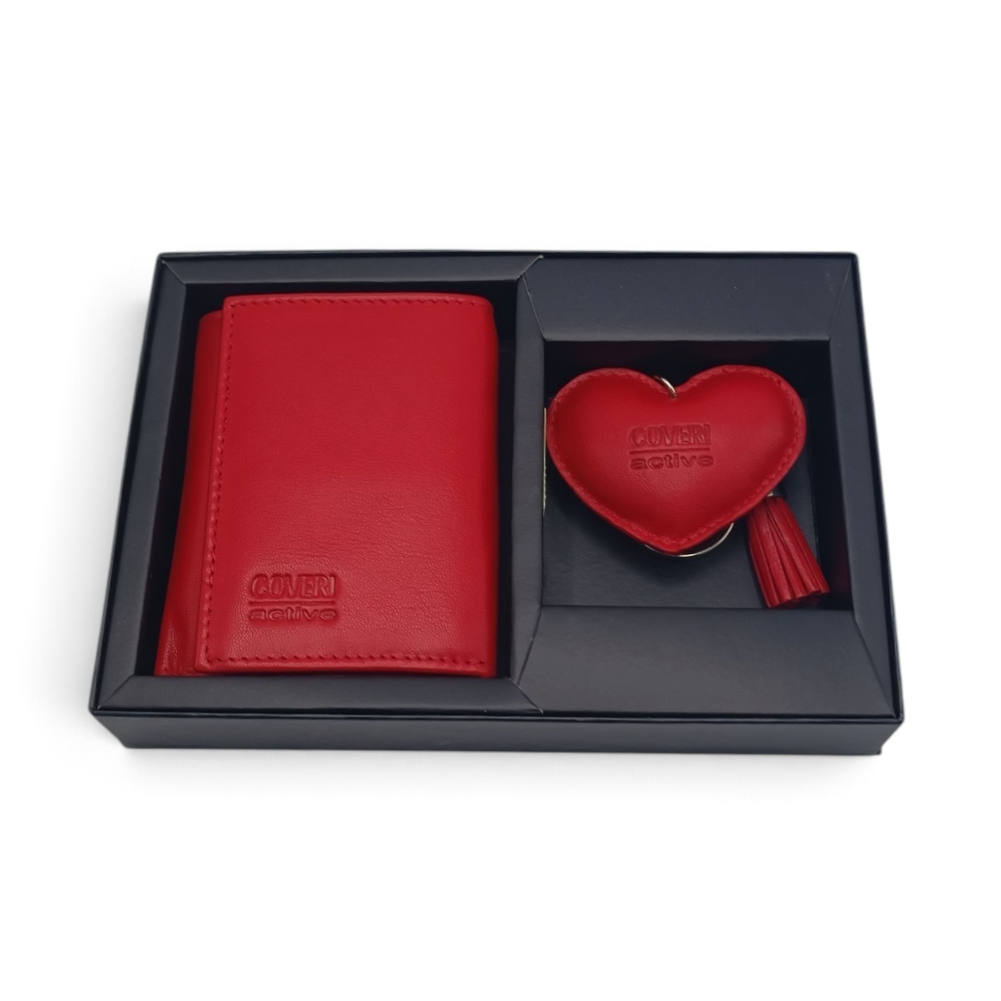 Set Portofel cu Breloc Coveri Active C-1022 Ferrari Red – Eleganță și rafinament în fiecare detaliu - imagine 4