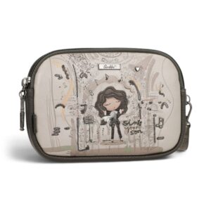 Borsetă și trusă cosmetică damă Anekke Orchestra 43807-378 – 2 compartimente cu fermoar, 19 × 12 × 4 cm – imaginea 1