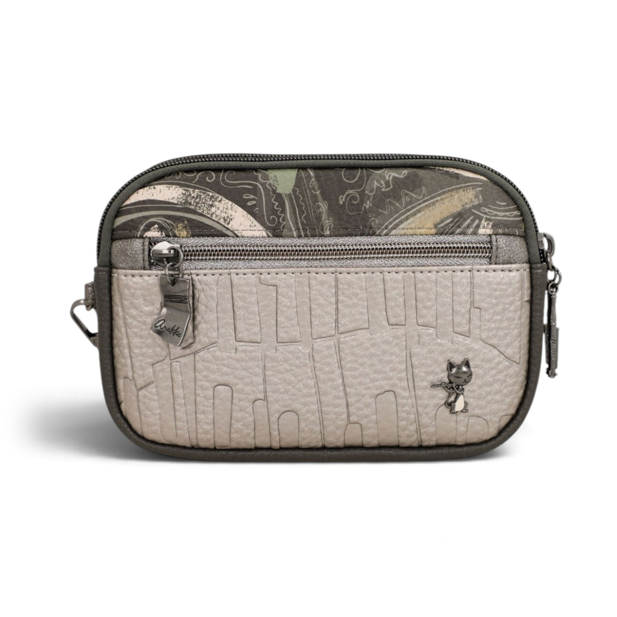 Borsetă și trusă cosmetică damă Anekke Orchestra 43807-378 – 2 compartimente cu fermoar, 19 × 12 × 4 cm Borsetă și trusă cosmetică damă Anekke Orchestra 43807-378 – 2 compartimente cu fermoar, 19 × 12 × 4 cm – imaginea 3