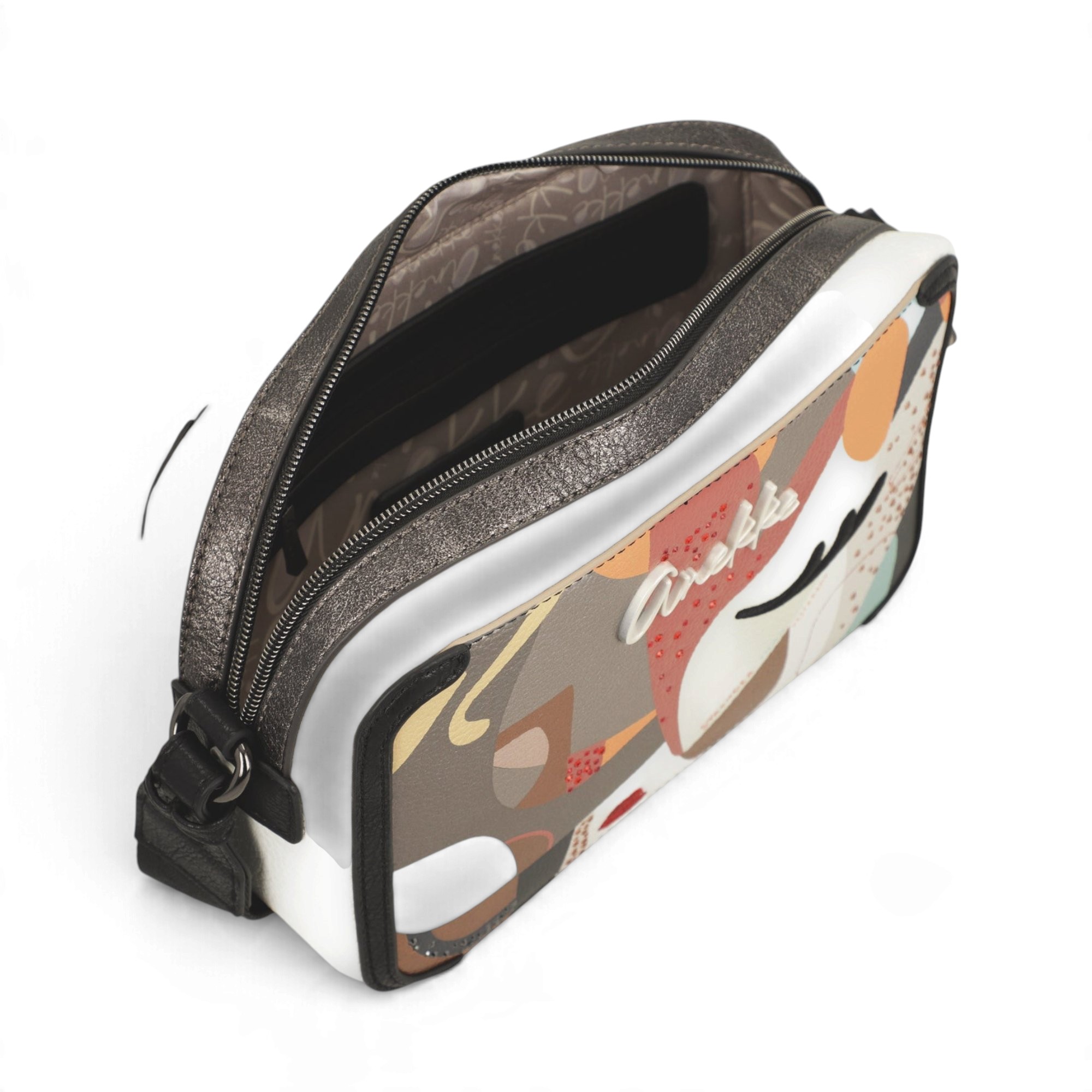 Geantă crossbody damă Anekke Eikon 42753-447 – imprimeu artistic, 26 × 16 × 8 cm – imaginea 6