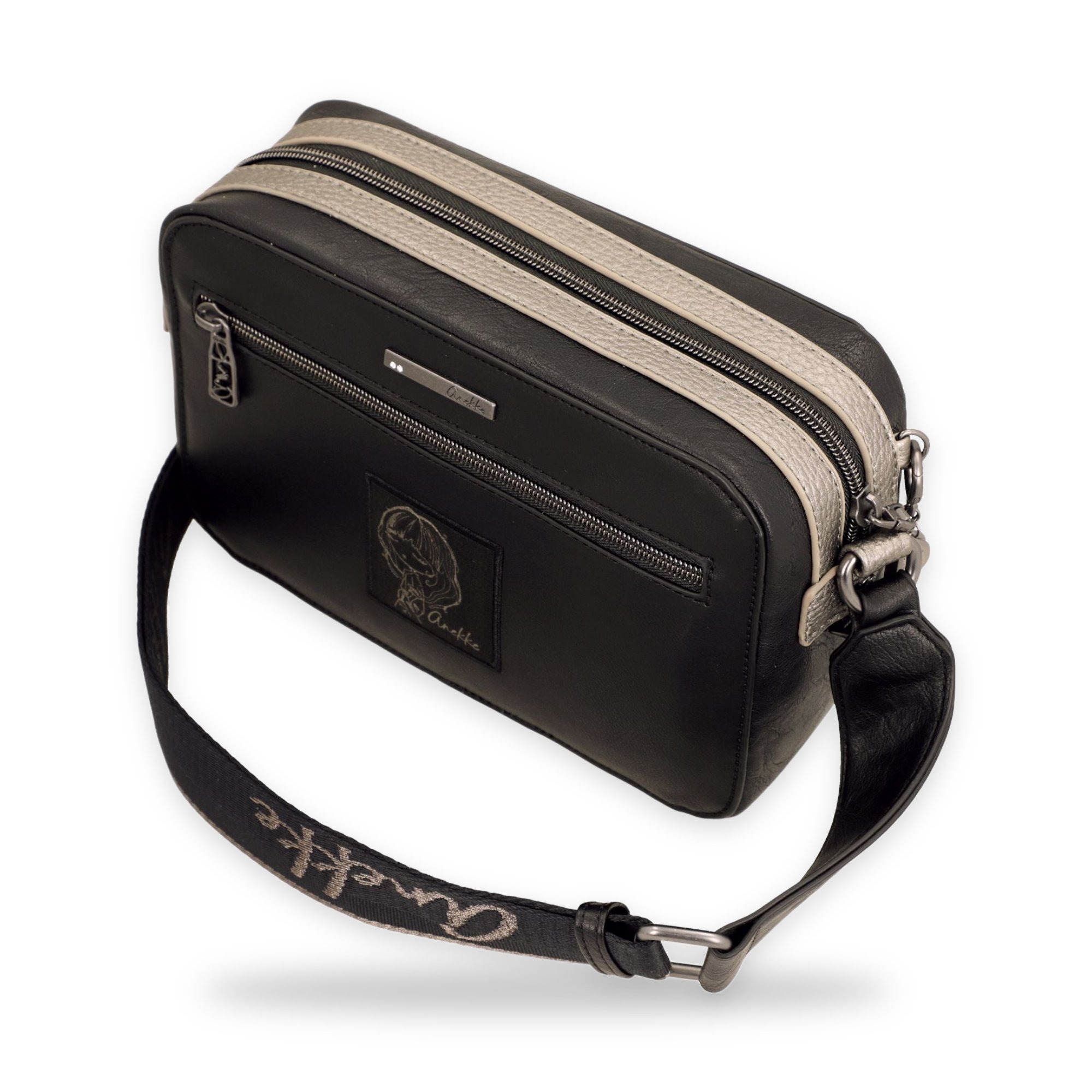 Geantă crossbody damă Anekke Essence Black 43623-447 – imaginea 6