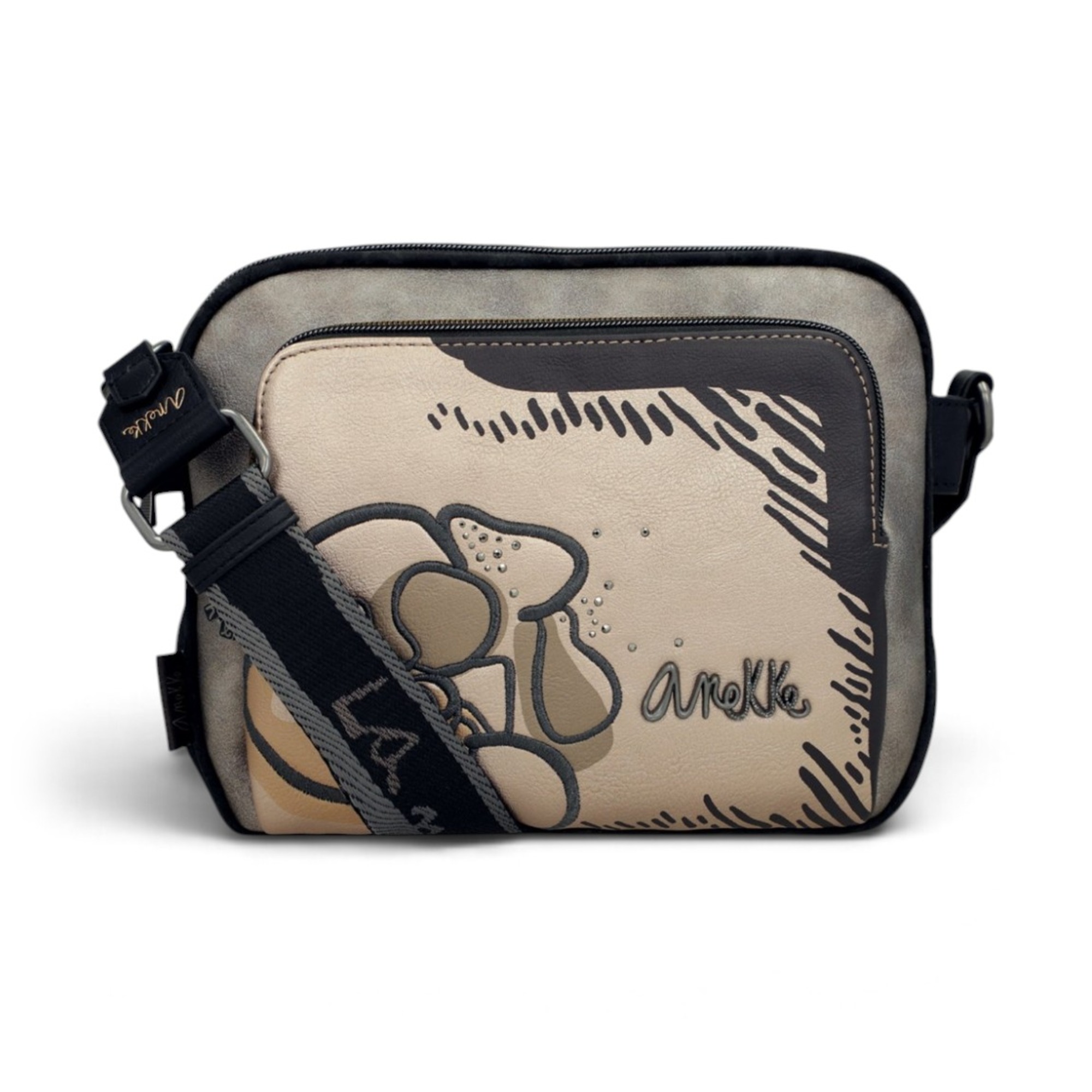 Geantă crossbody damă Anekke Nature Koko 41863-516 – 3 compartimente, 25 × 19 × 7 cm Geantă crossbody damă Anekke Nature Koko 41863-516 – 3 compartimente, 25 × 19 × 7 cm – imaginea 3