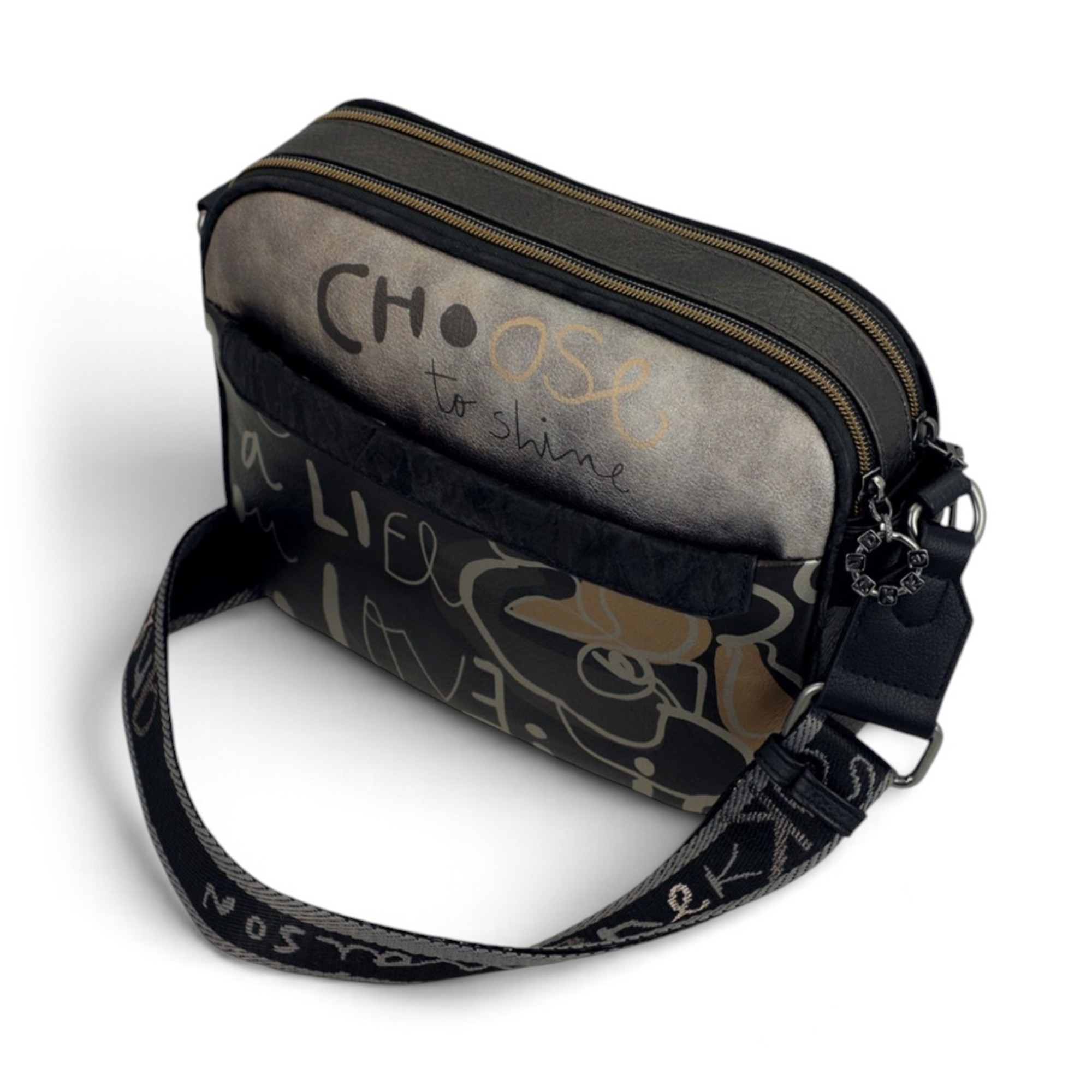 Geantă crossbody damă Anekke Nature Koko 41863-516 – 3 compartimente, 25 × 19 × 7 cm Geantă crossbody damă Anekke Nature Koko 41863-516 – 3 compartimente, 25 × 19 × 7 cm – imaginea 6