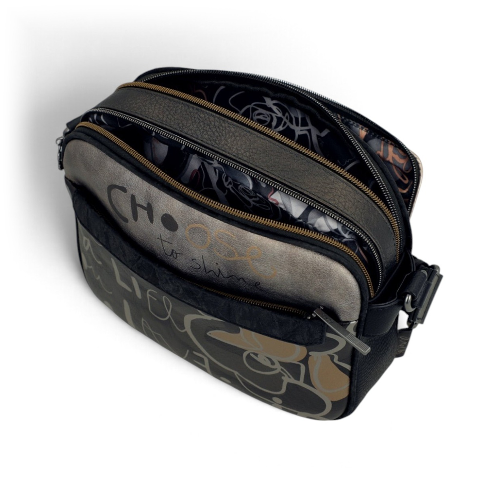 Geantă crossbody damă Anekke Nature Koko 41863-516 – 3 compartimente, 25 × 19 × 7 cm Geantă crossbody damă Anekke Nature Koko 41863-516 – 3 compartimente, 25 × 19 × 7 cm – imaginea 8