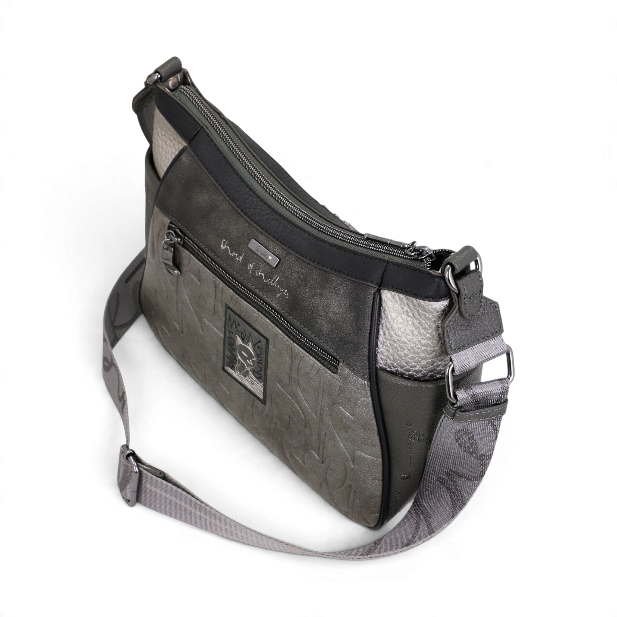 Geantă crossbody damă Anekke Orchestra 43803-002 – dimensiune mare, buzunare laterale, 32 × 23 × 11 cm Geantă crossbody damă Anekke Orchestra 43803-002 – dimensiune mare, buzunare laterale, 32 × 23 × 11 cm – imaginea 6