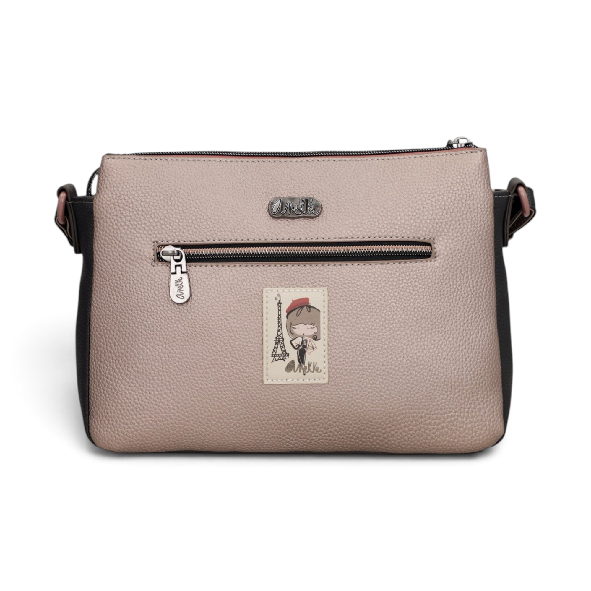 Geantă crossbody damă Anekke Parisian 41813-184 – roz, 3 compartimente, 27 × 20 × 10 cm Geantă crossbody damă Anekke Parisian 41813-184 – roz, 3 compartimente, 27 × 20 × 10 cm – imaginea 5