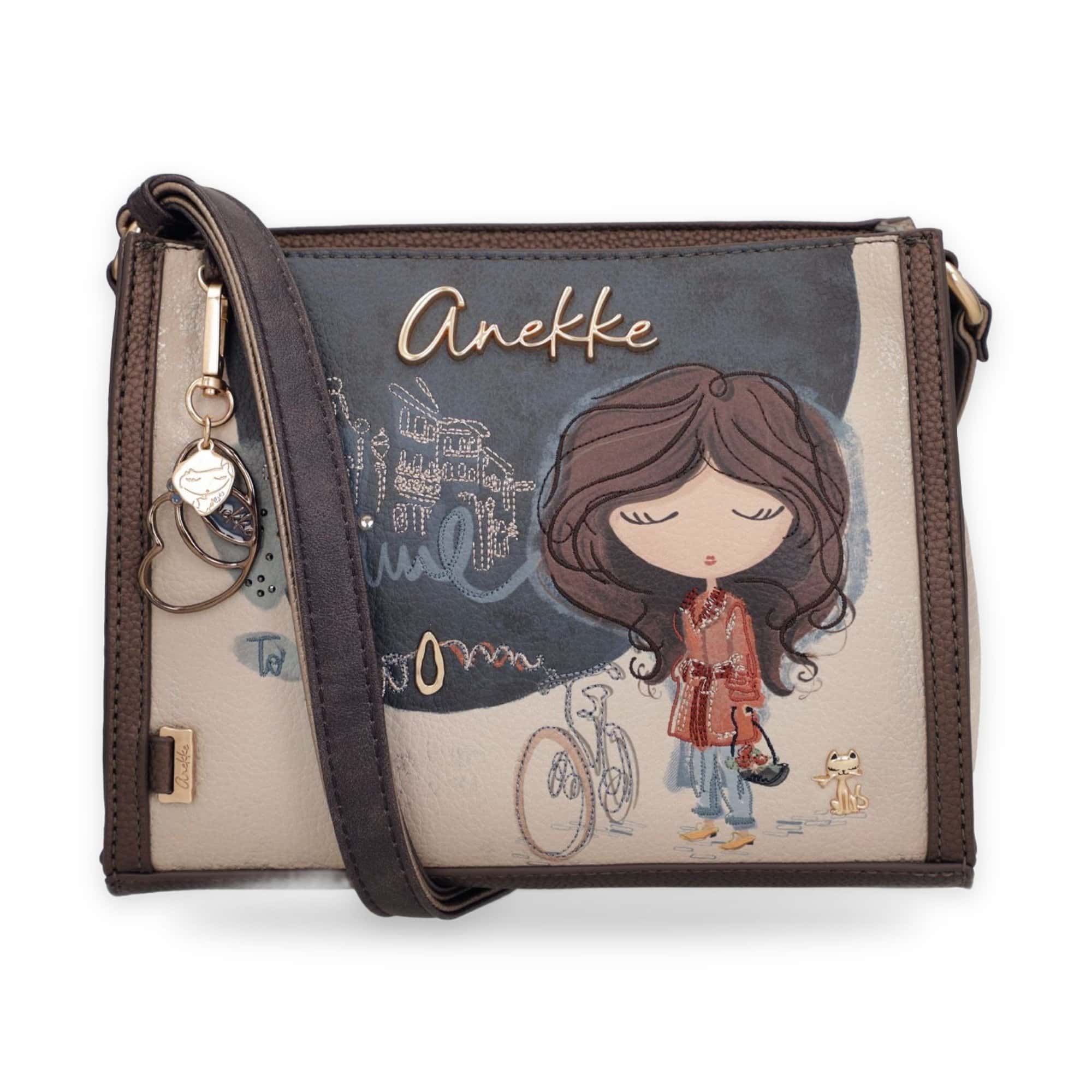 Geantă crossbody damă Anekke Tulip 43703-571 – compactă, cu imprimeu ilustrat, 22 × 18 × 10 cm Geantă crossbody damă Anekke Tulip 43703-571 – imaginea 3