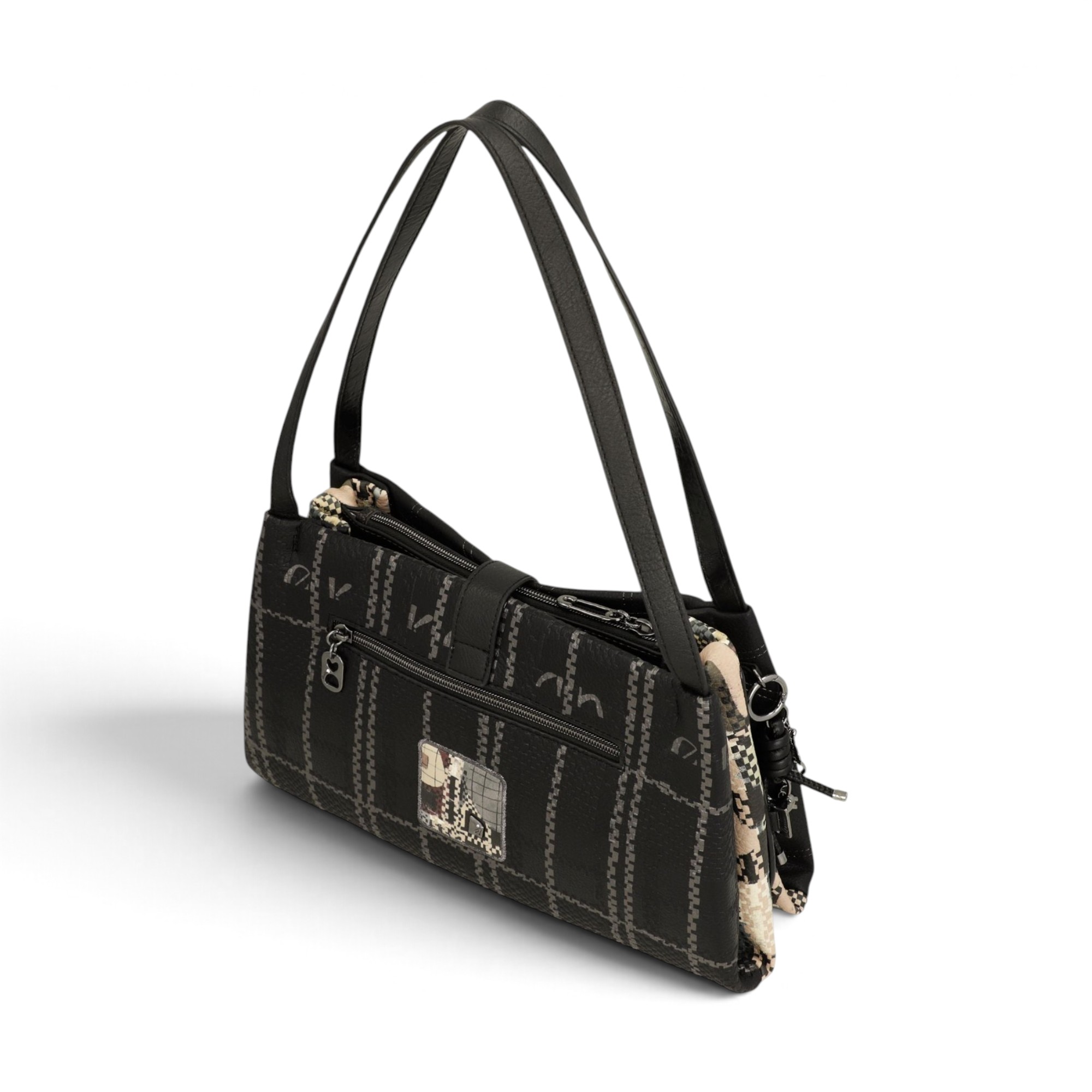 Geantă damă Anekke Iron 43752-433 – de umăr, neagră, 32 × 21 × 10 cm Geantă damă Anekke Iron 43752-433 – de umăr, neagră, 32 × 21 × 10 cm – imaginea 5