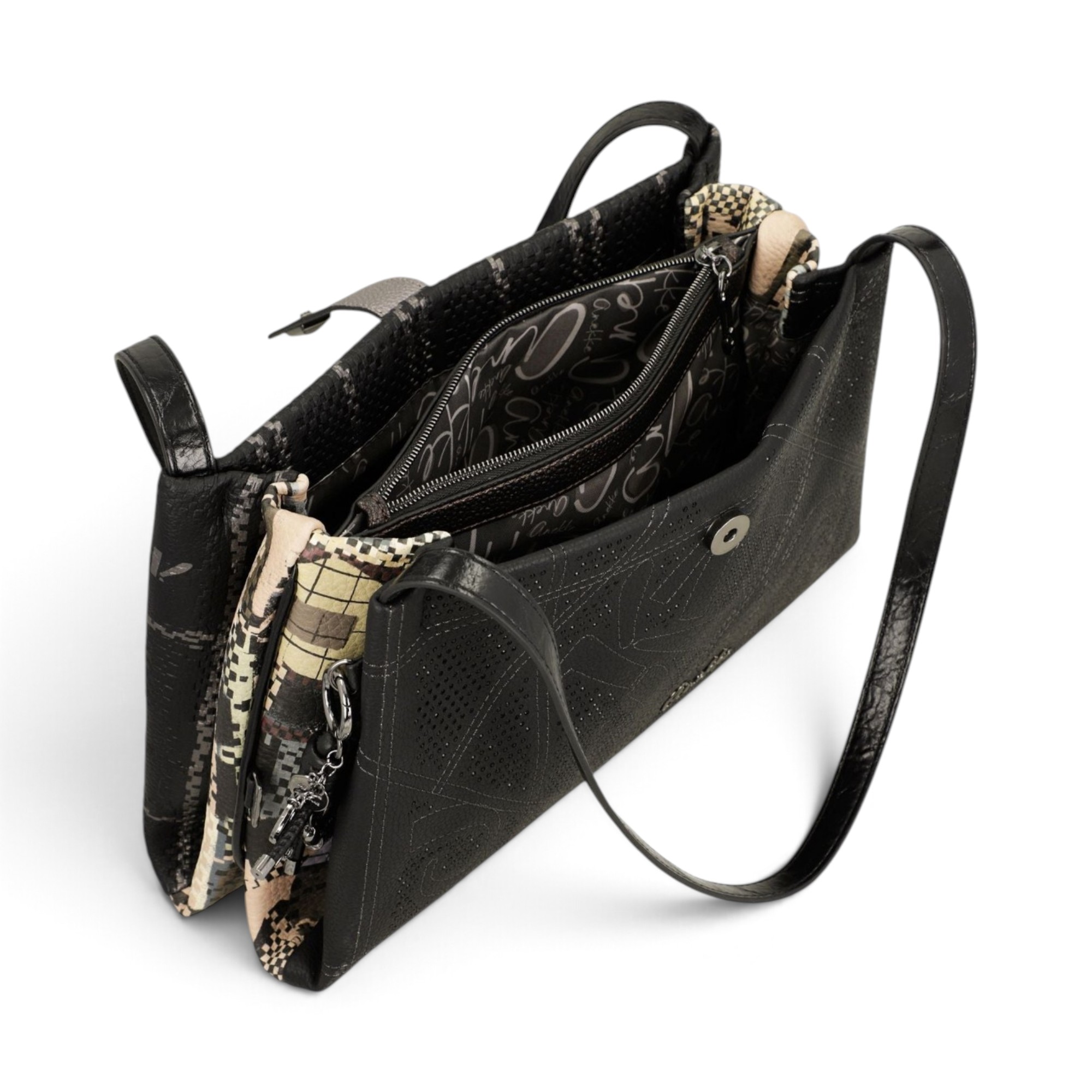Geantă damă Anekke Iron 43752-433 – de umăr, neagră, 32 × 21 × 10 cm Geantă damă Anekke Iron 43752-433 – de umăr, neagră, 32 × 21 × 10 cm – imaginea 6